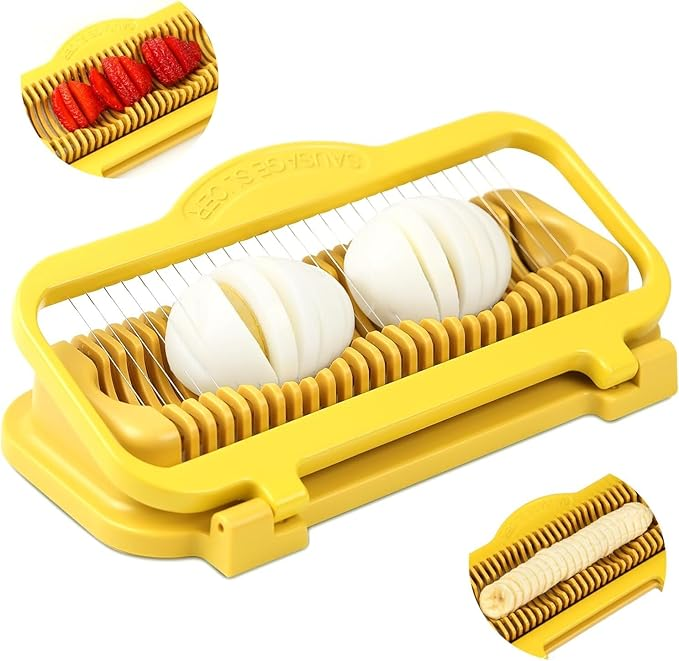 Larger Egg Slicer for Hard Boiled Eggs
