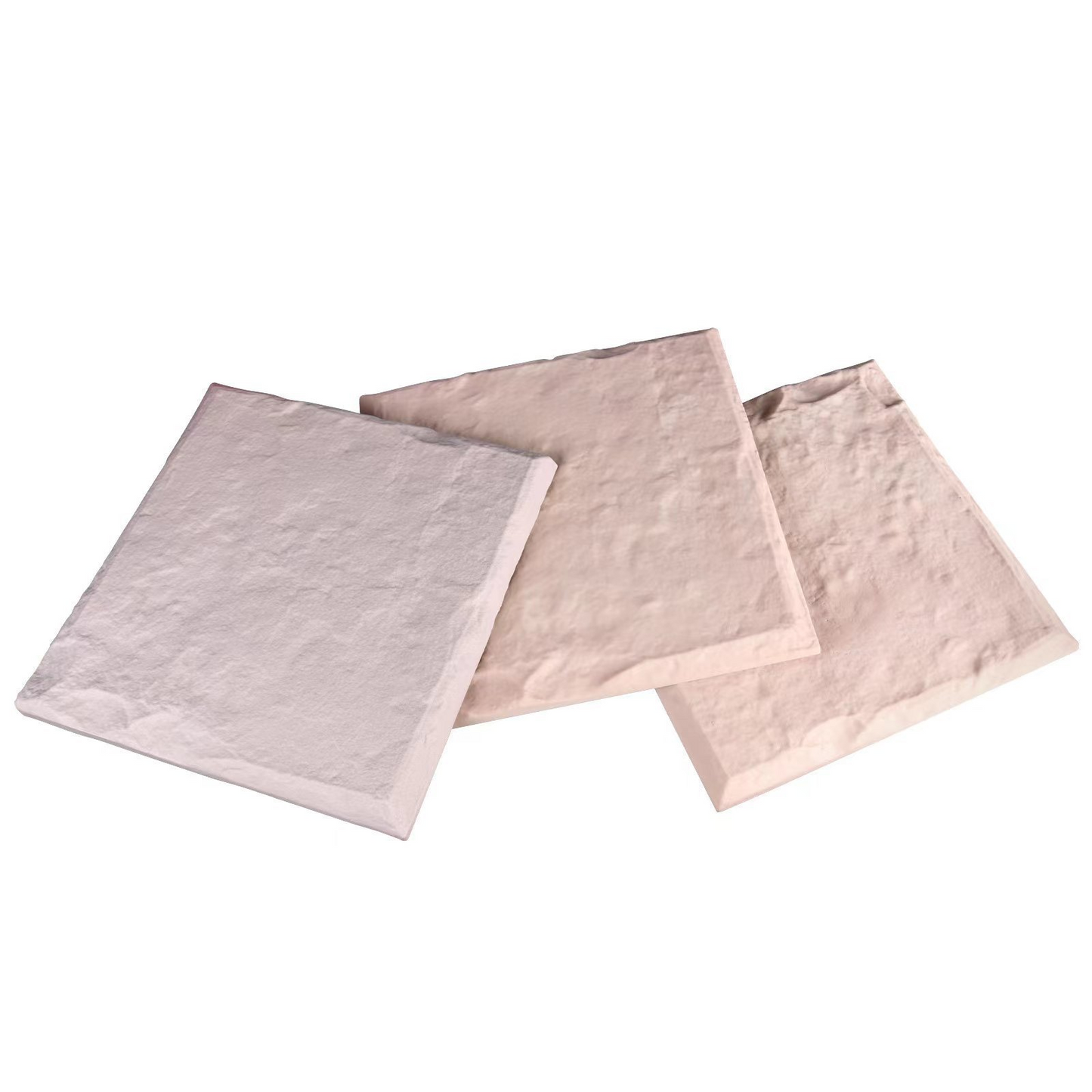 4-Piece Set of Durable Square Plastic Paving Stones