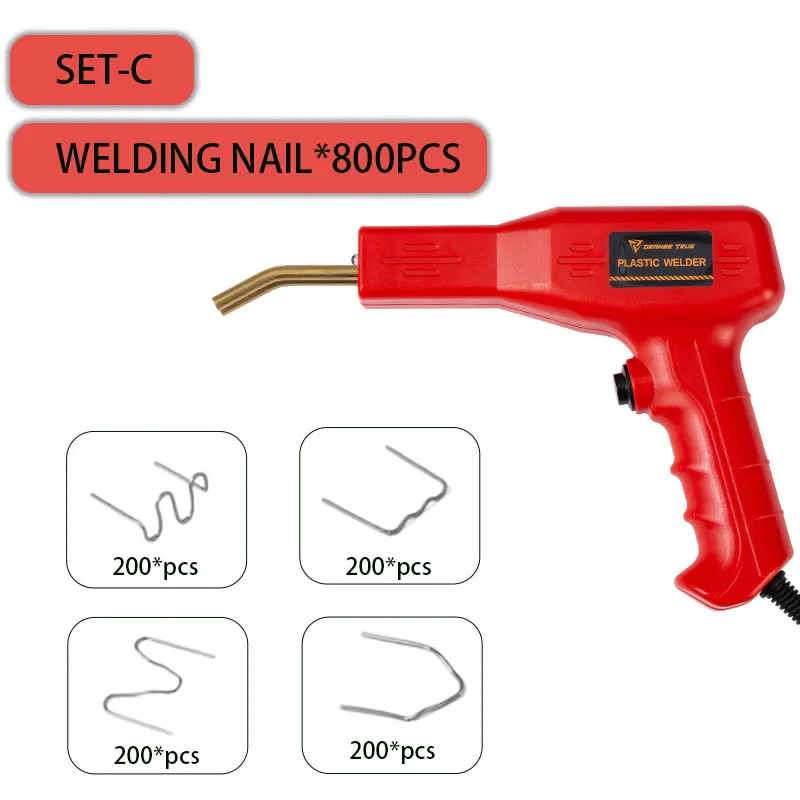 Plastic Welder Hot Stapler Kit (200–800 Staples)