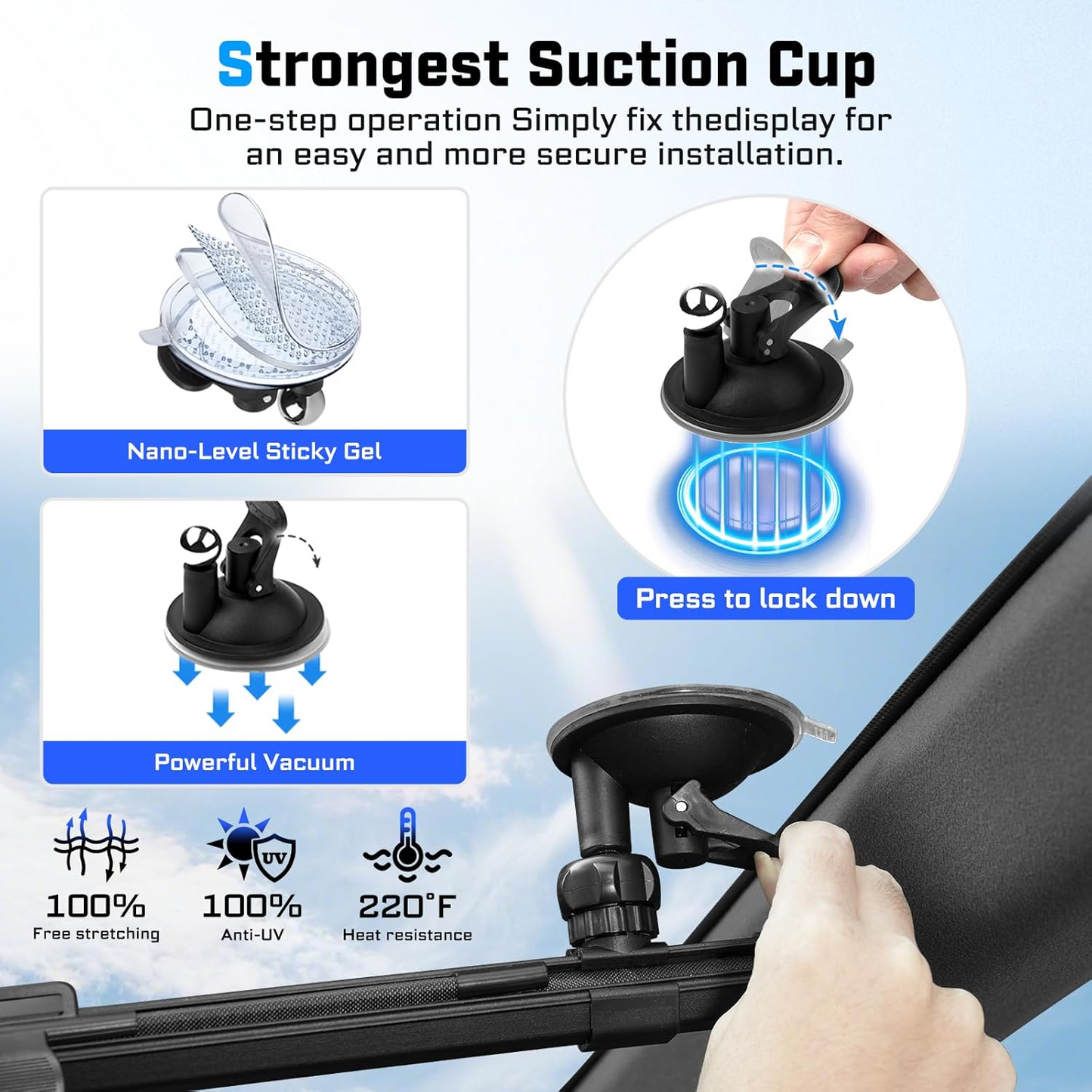 Adjustable Thickened Car Sunshade