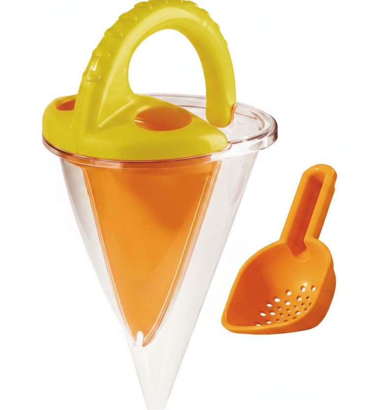 Sand Pouring Funnel with Sieve Shovel