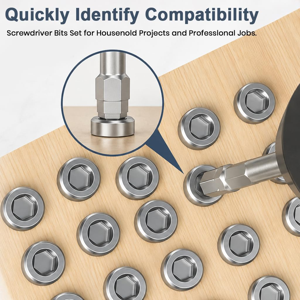 6-Piece Hex Driver Bit Set