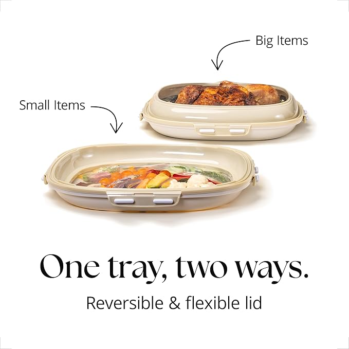 4-Piece Set of Double-Sided Elastic Food Storage Containers
