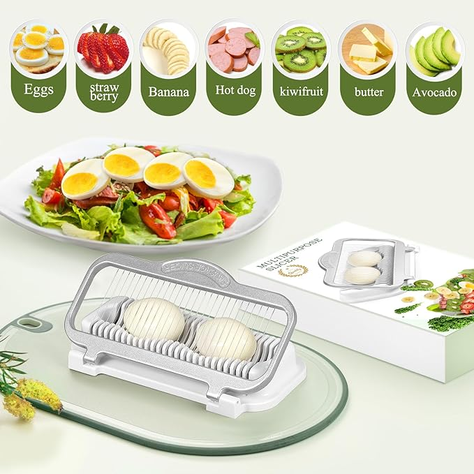 Larger Egg Slicer for Hard Boiled Eggs