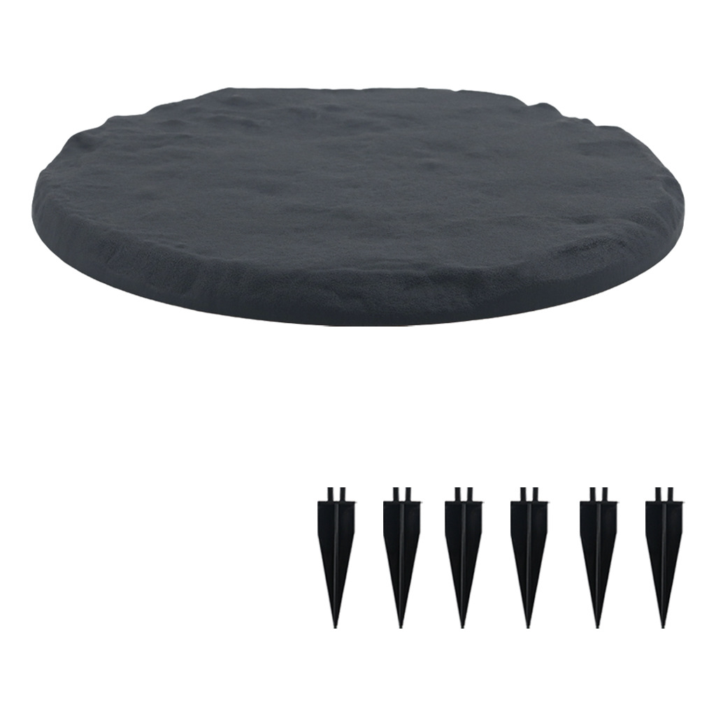 4-Piece Set of Durable Square Plastic Paving Stones