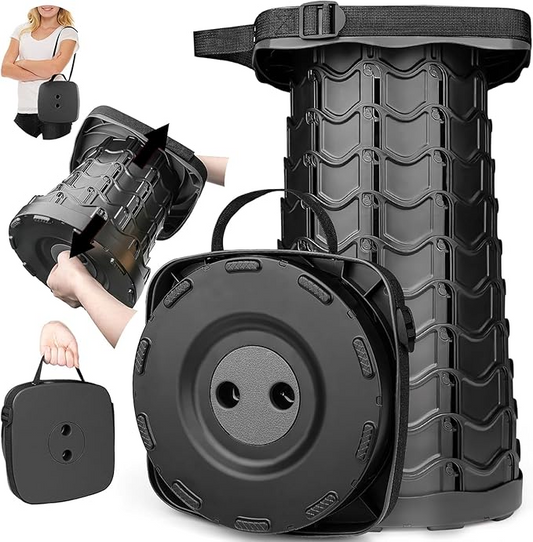Upgraded Portable Retractable Folding Stool