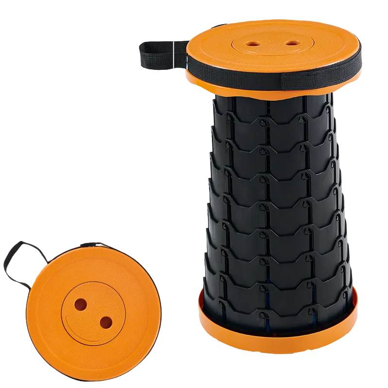 Upgraded Portable Retractable Folding Stool