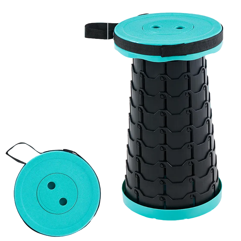 Upgraded Portable Retractable Folding Stool
