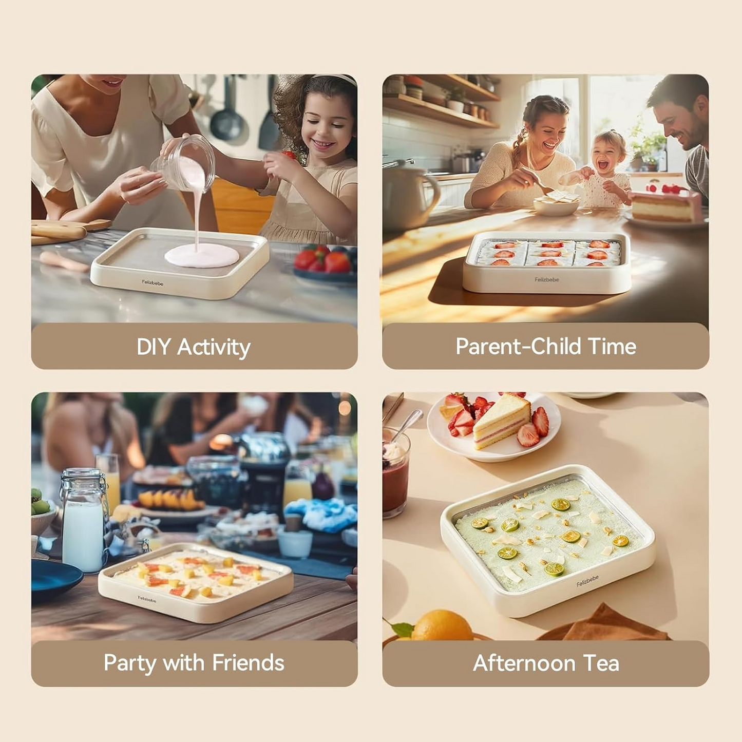 Non-Electric Fried Ice Machine