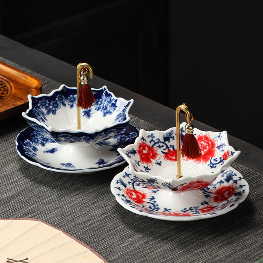 Rotating Umbrella Tea Filter Set