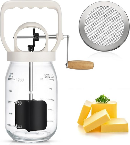Classic Hand-Cranked Butter Maker