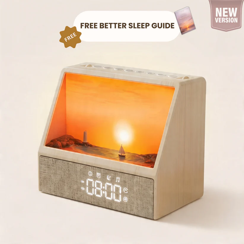 Simulated Sunrise Wake-up Light Alarm Clock