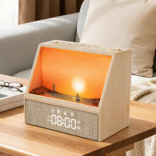 Simulated Sunrise Wake-up Light Alarm Clock