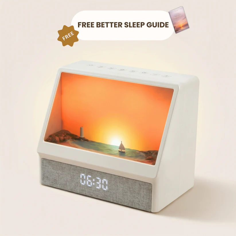 Simulated Sunrise Wake-up Light Alarm Clock