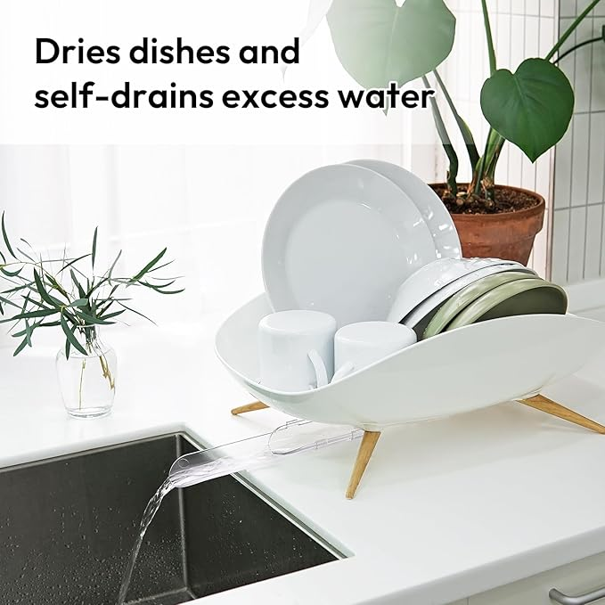 Self-Draining Rotating Outlet Drain Rack
