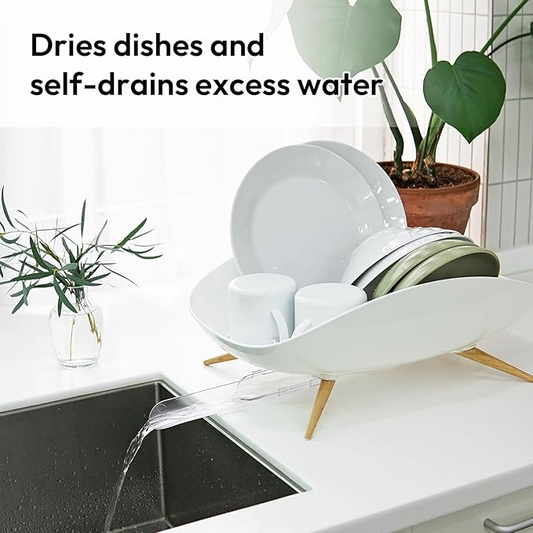 Self-Draining Rotating Outlet Drain Rack
