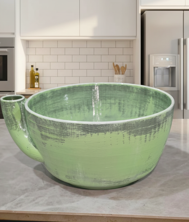 Ceramic Berry Self-Cleaning Swirl Bowl