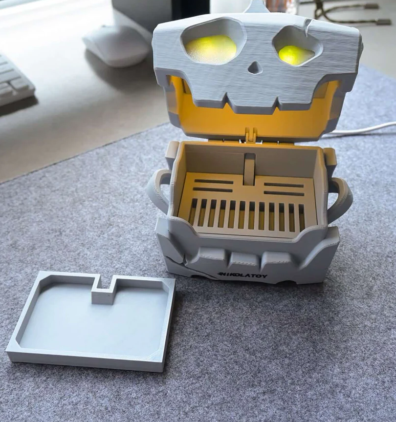 Game Cartridge Storage Voice-Activated Treasure Box