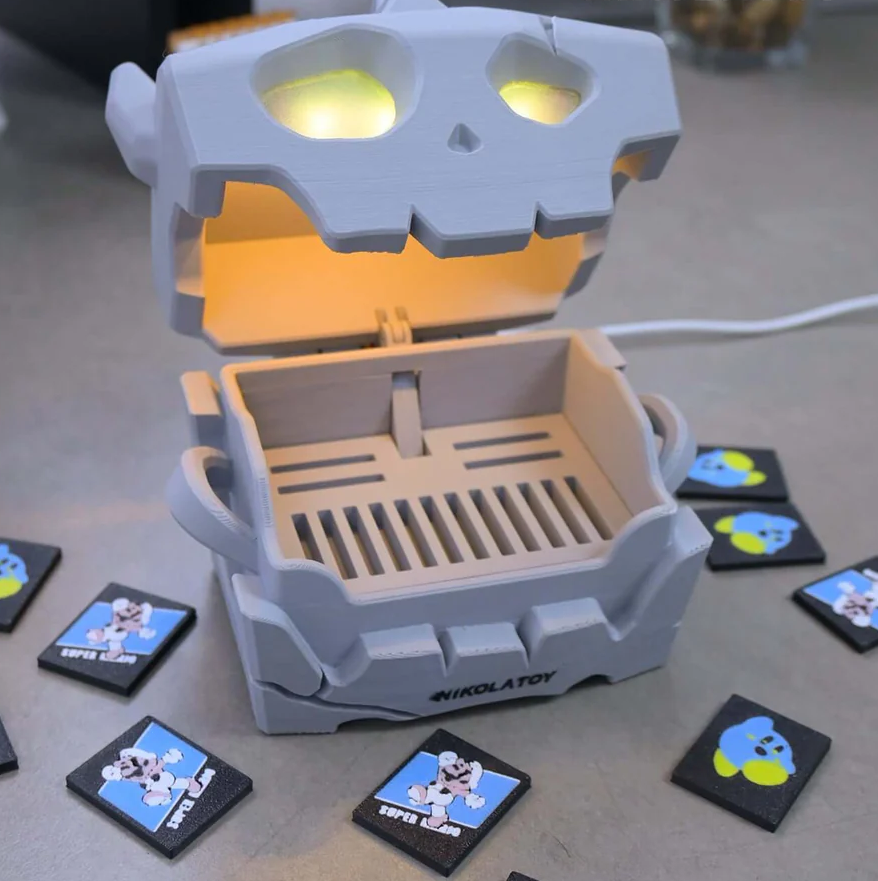 Game Cartridge Storage Voice-Activated Treasure Box
