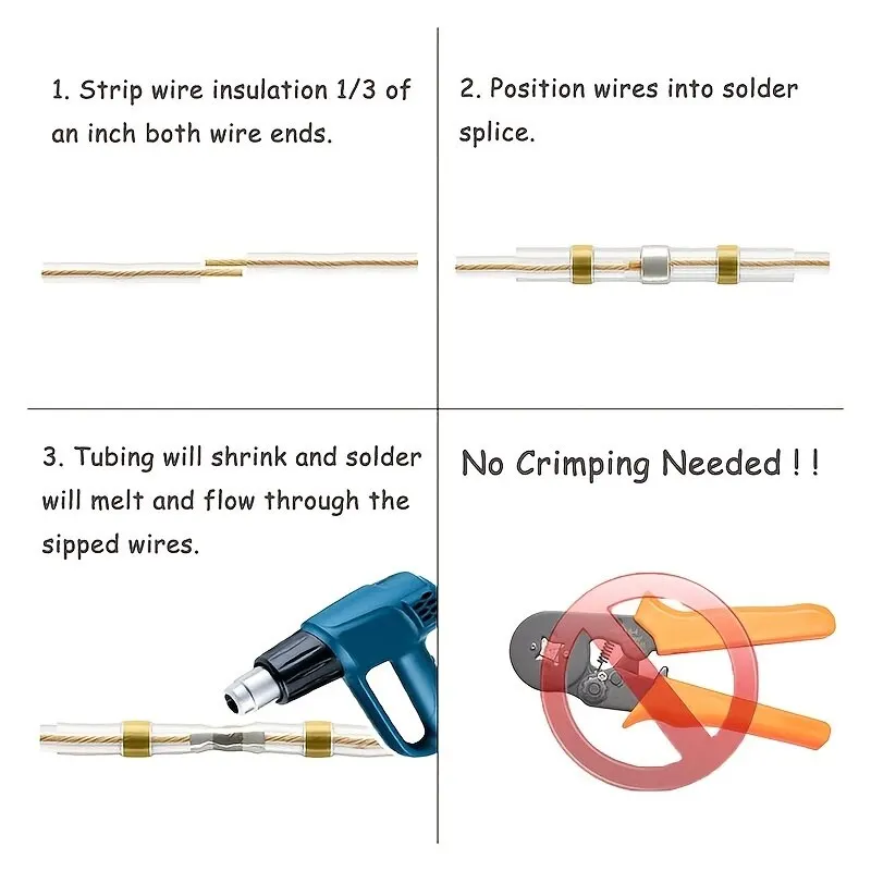 Waterproof Wire Connectors 100/250 Pack