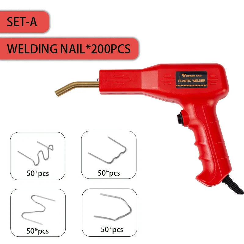Plastic Welder Hot Stapler Kit (200–800 Staples)