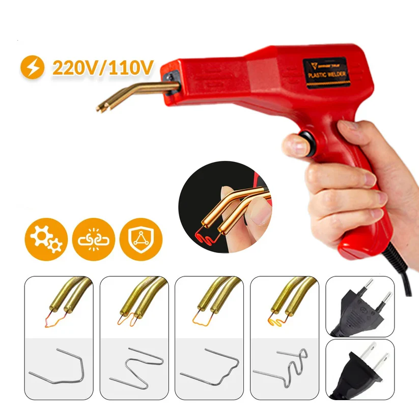 Plastic Welder Hot Stapler Kit (200–800 Staples)