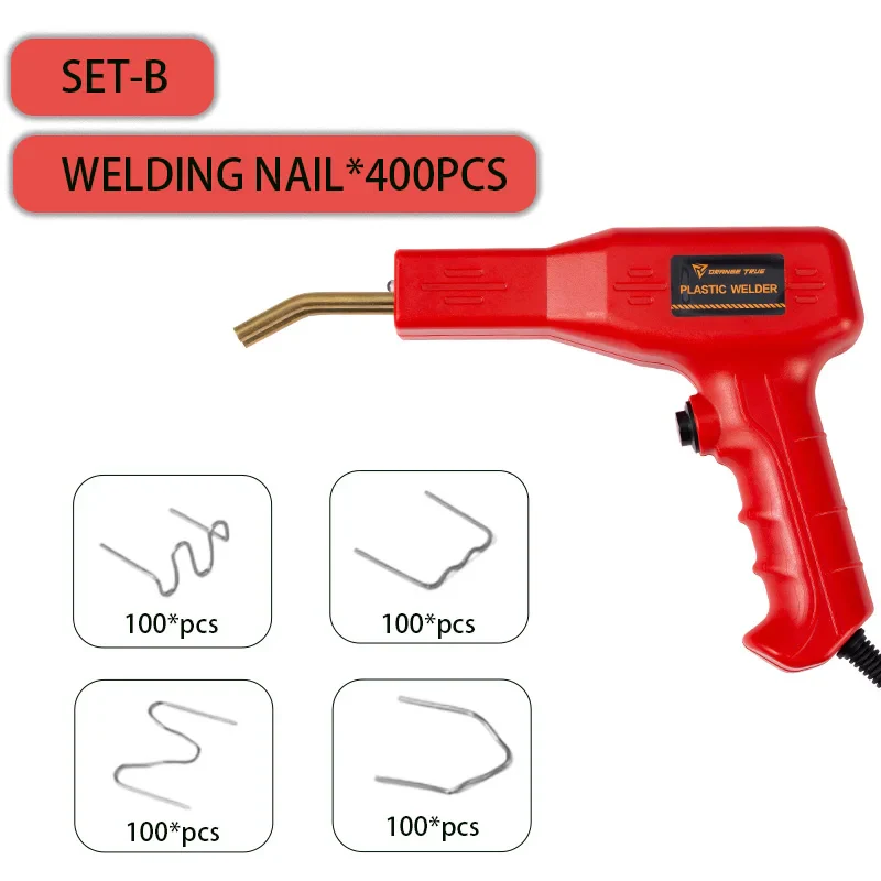 Plastic Welder Hot Stapler Kit (200–800 Staples)