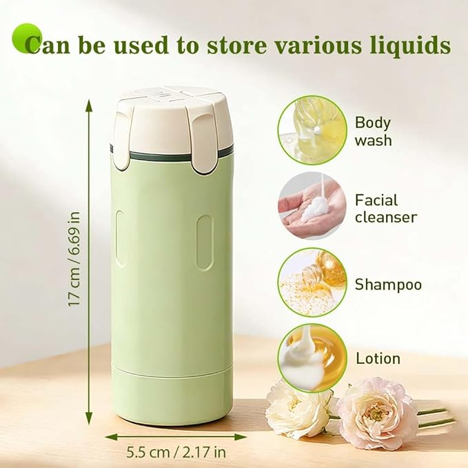 4-in-1 Portable Toiletries Dispenser Set