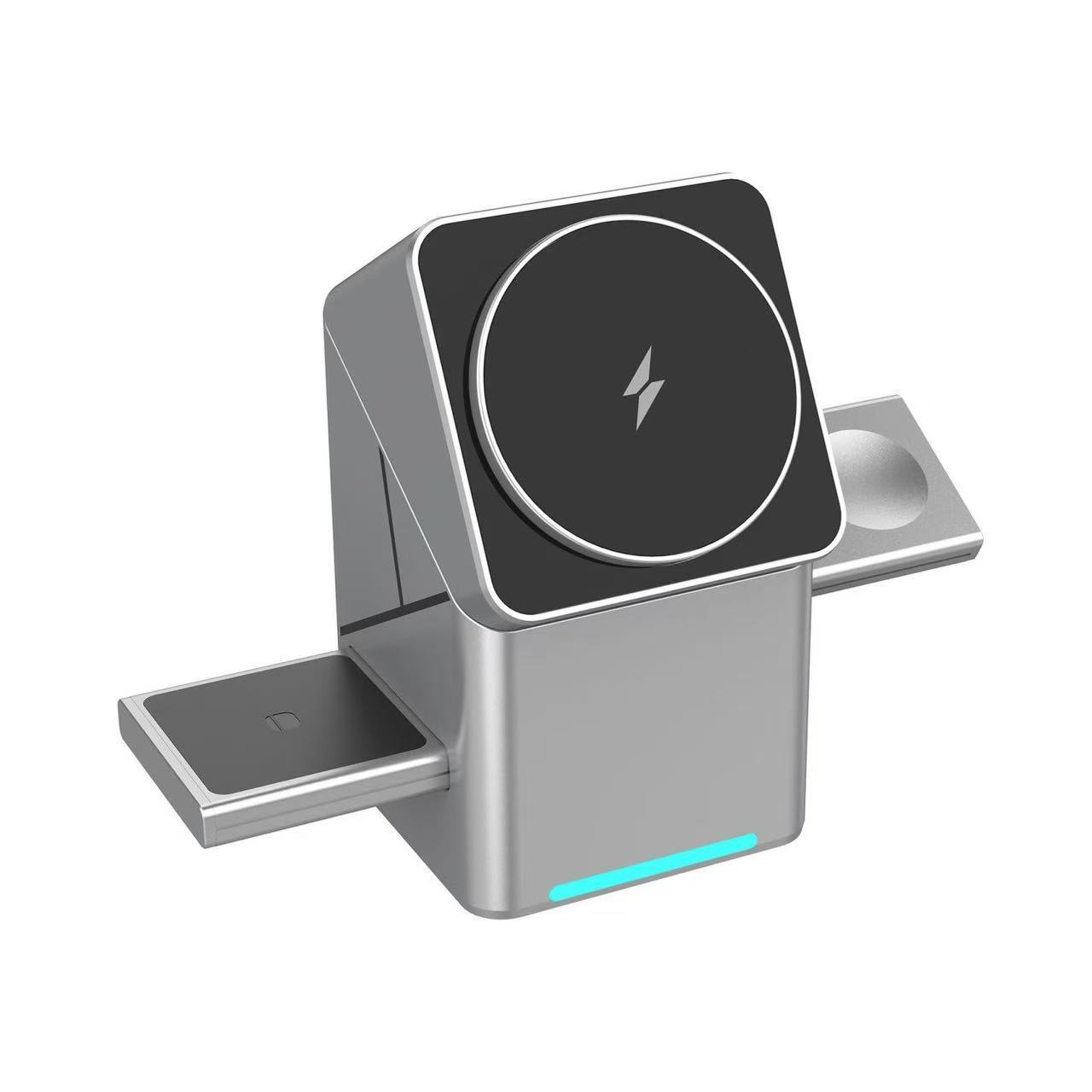 Rotating Rubik's Cube 6-in-1 Magnetic Wireless Charger