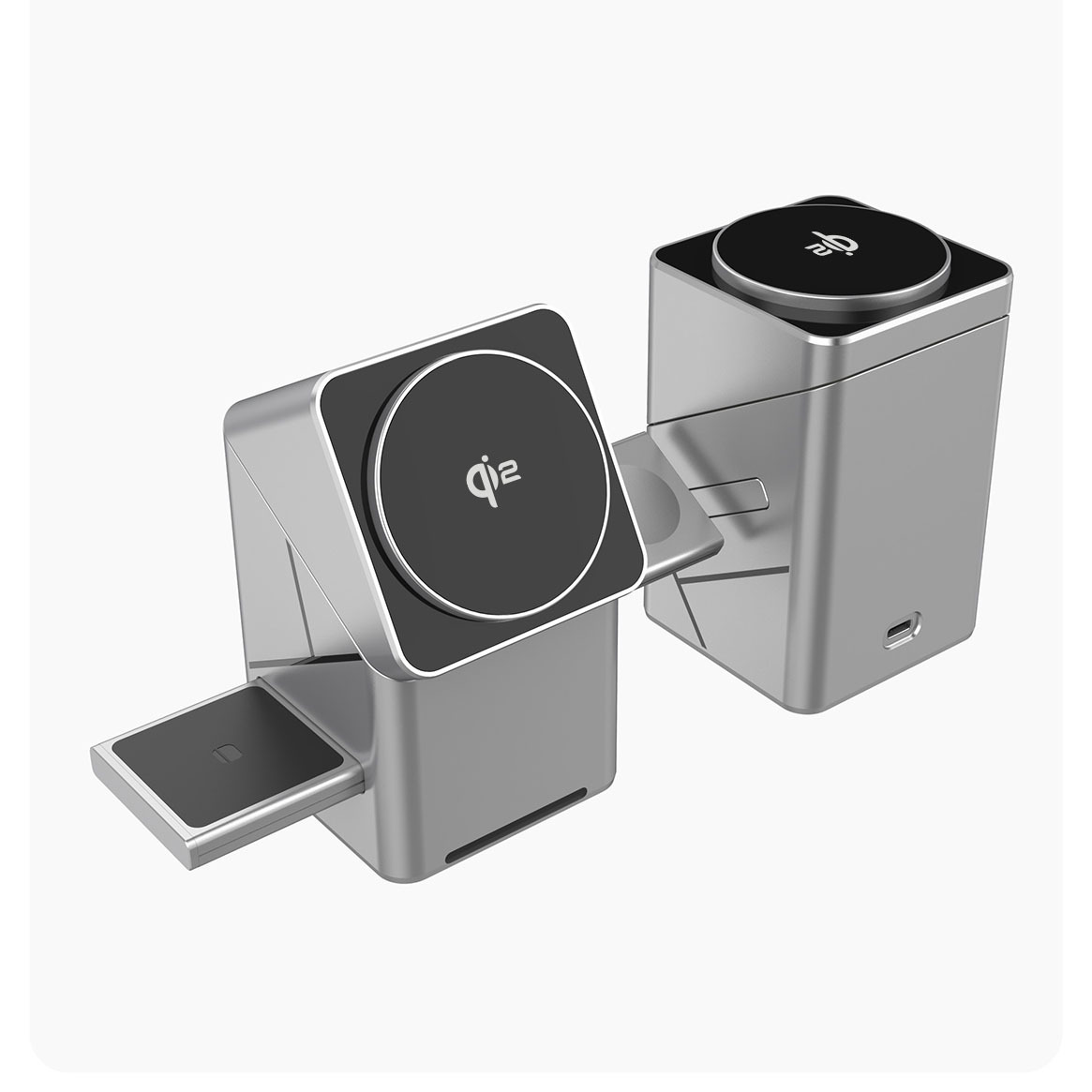 Rotating Rubik's Cube 6-in-1 Magnetic Wireless Charger