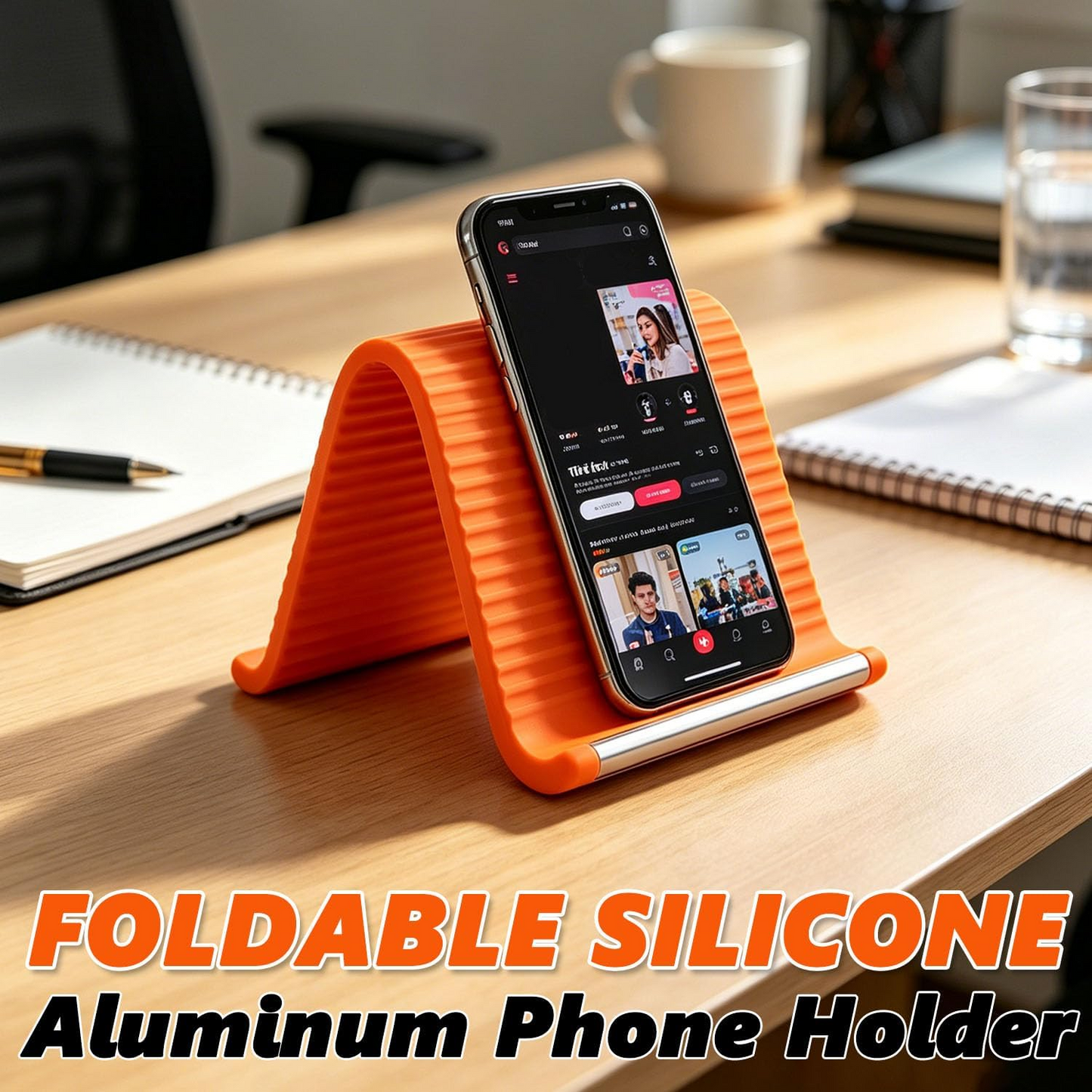 Silicone Folding Creative Transformable Phone Holder