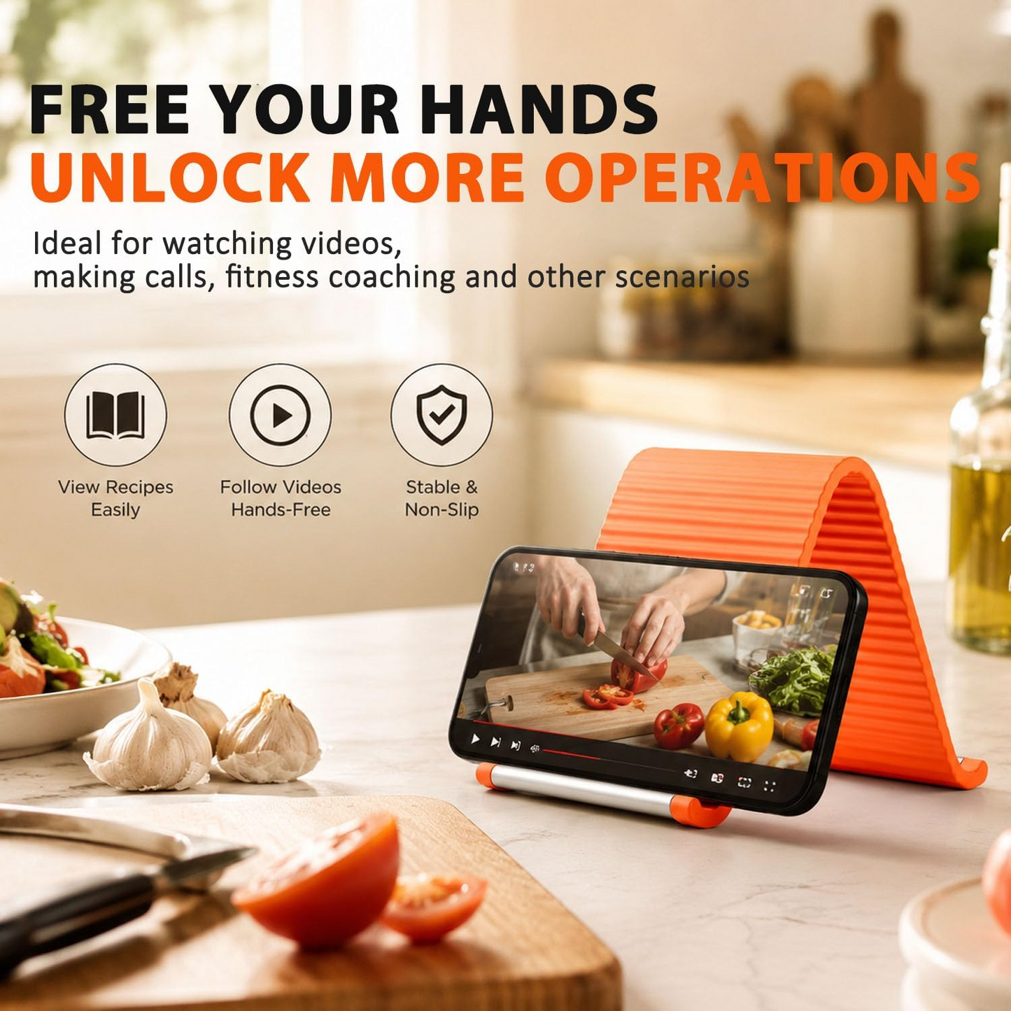 Silicone Folding Creative Transformable Phone Holder