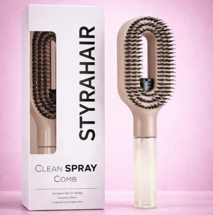 Smooth Cushion Comb With Spray Air