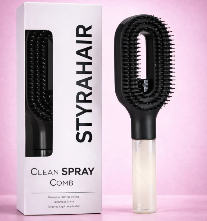 Smooth Cushion Comb With Spray Air