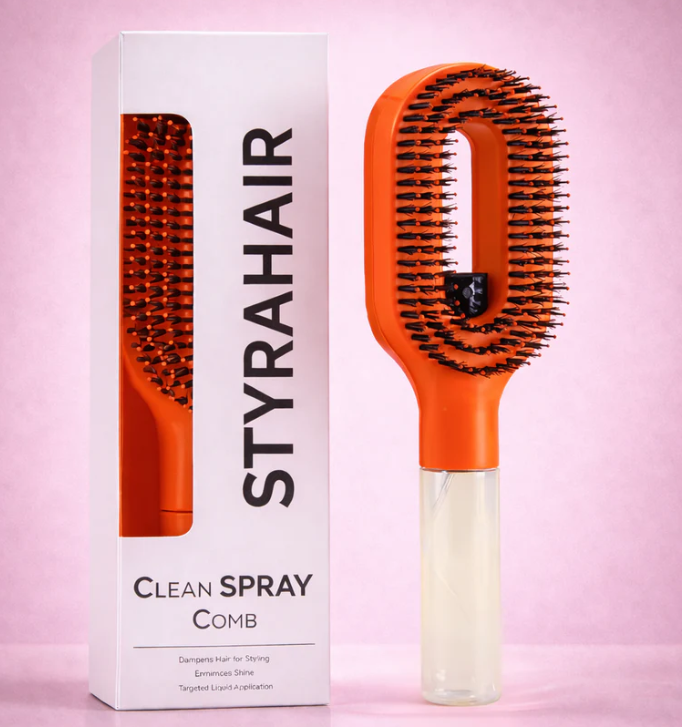 Smooth Cushion Comb With Spray Air
