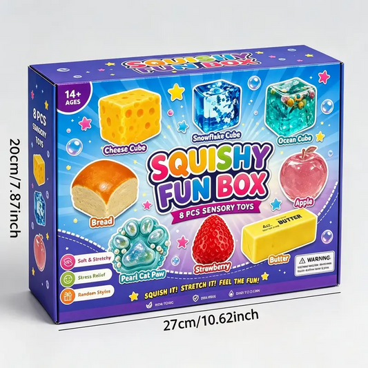 8-Piece Sensory Stress Relief Toy Set