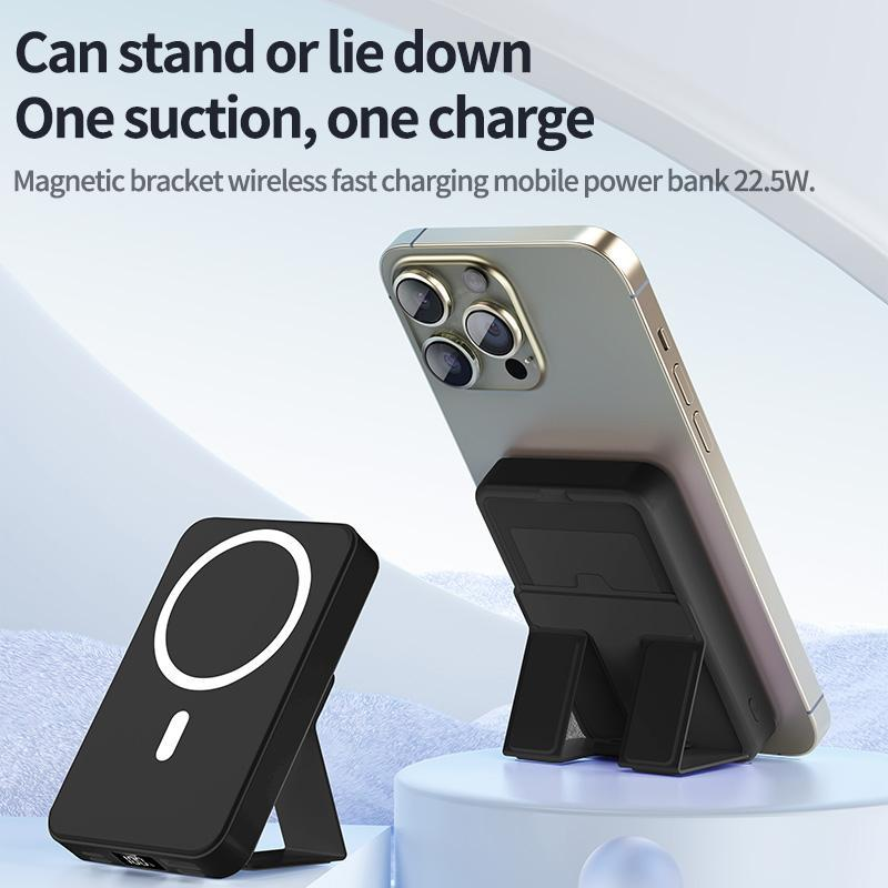 Portable Power Bank With Foldable Stand
