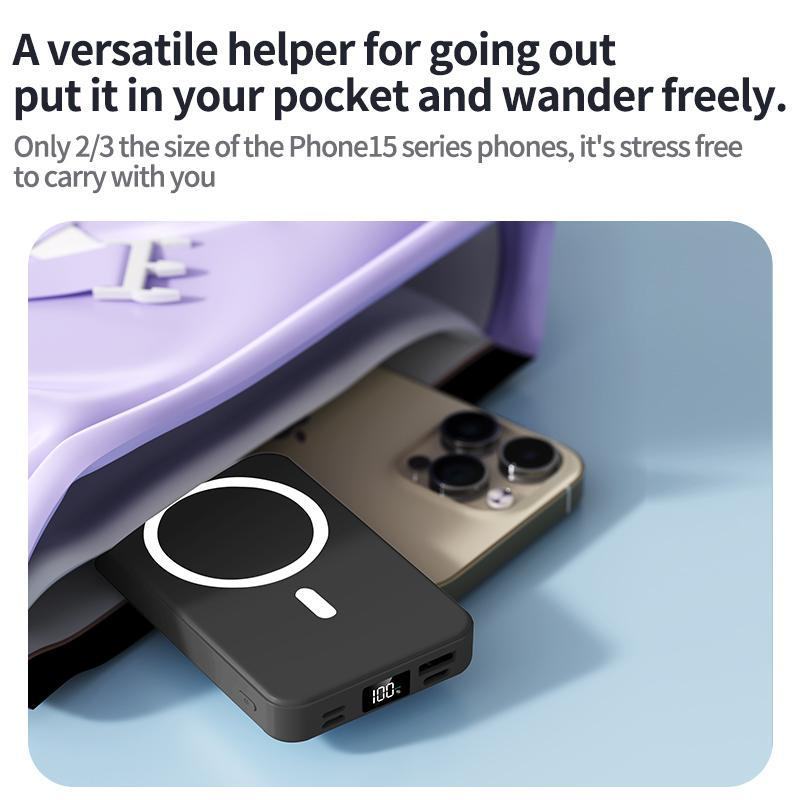 Portable Power Bank With Foldable Stand