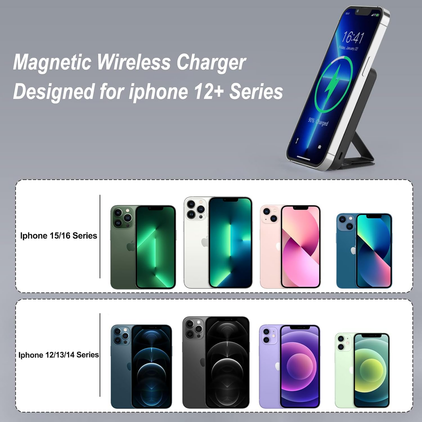 Portable Power Bank With Foldable Stand