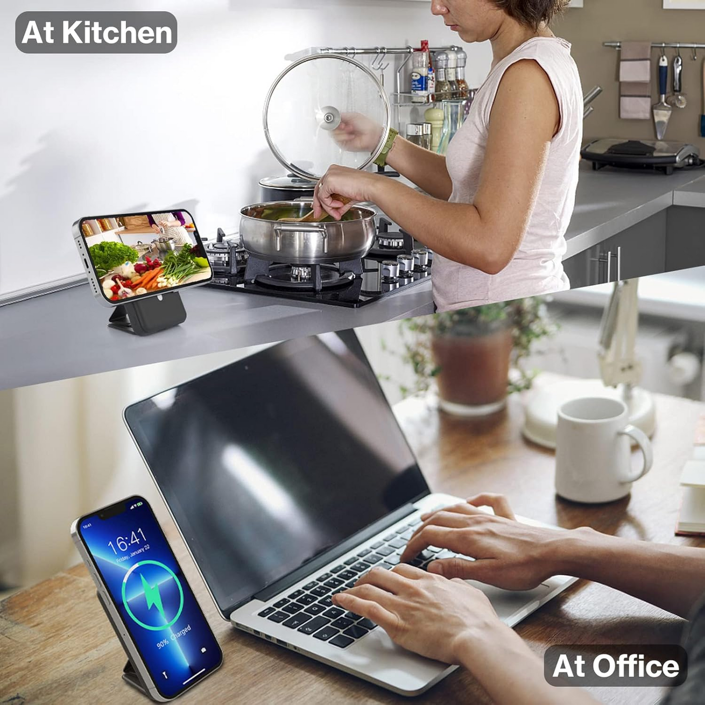 Portable Power Bank With Foldable Stand
