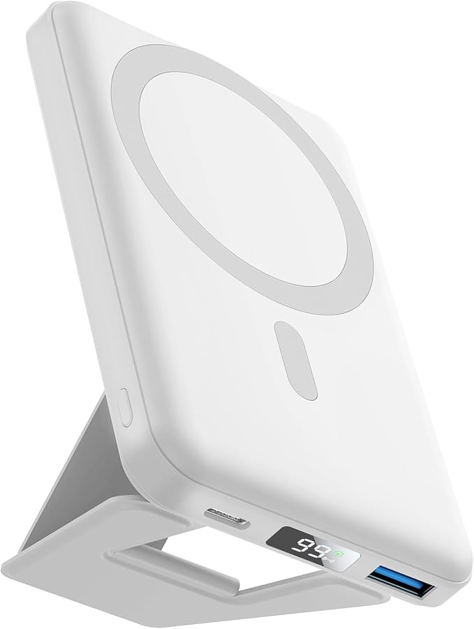 Portable Power Bank With Foldable Stand