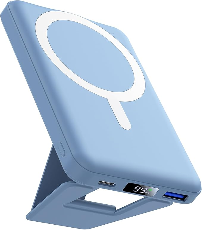 Portable Power Bank With Foldable Stand