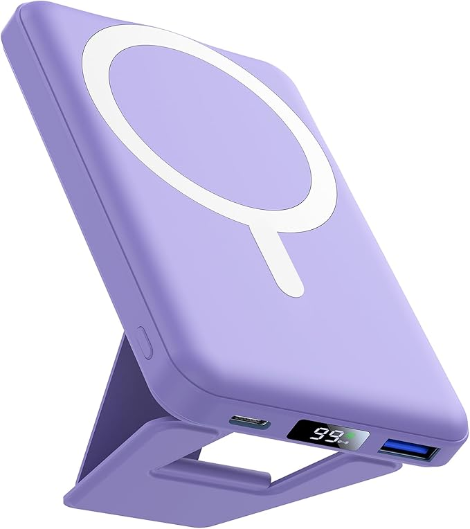 Portable Power Bank With Foldable Stand