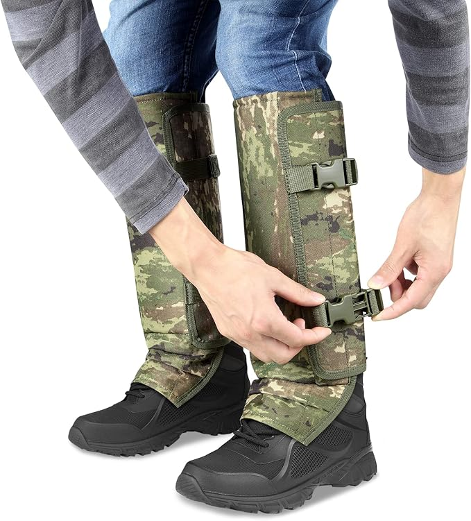 Adjustable Outdoor Anti-Snake Leg Gaiters Match Summer Combat Boots