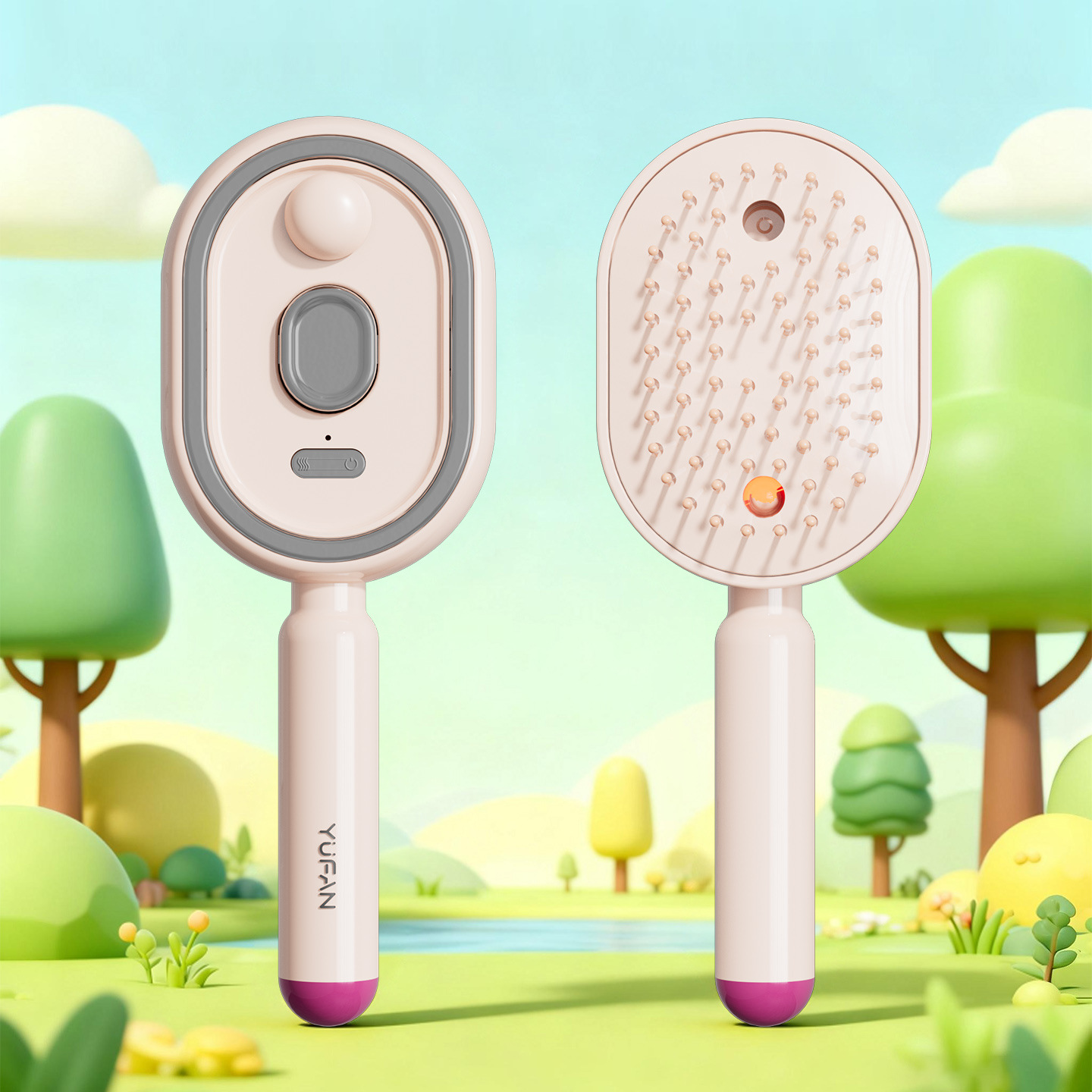 Electric Spray Air Cushion Massage Comb