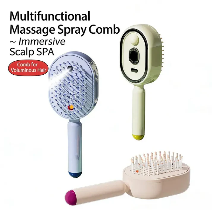 Electric Spray Air Cushion Massage Comb