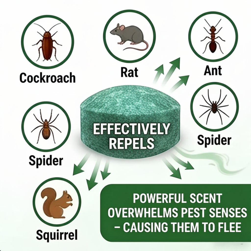 Plant Essential Oil Balls That Repel Rodents and Insects