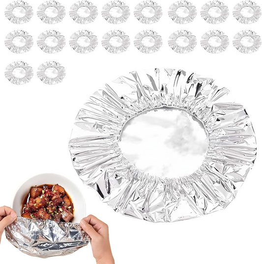 20 Pcs/Set Reusable Aluminum Foil Bowl