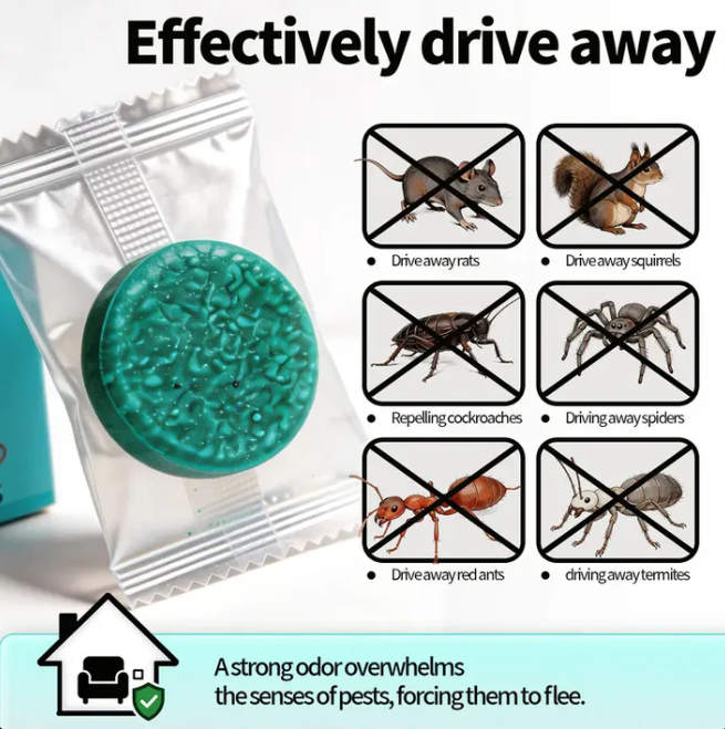 12-Pack of Natural Essential Oil Insect and Rodent Repellent Balls