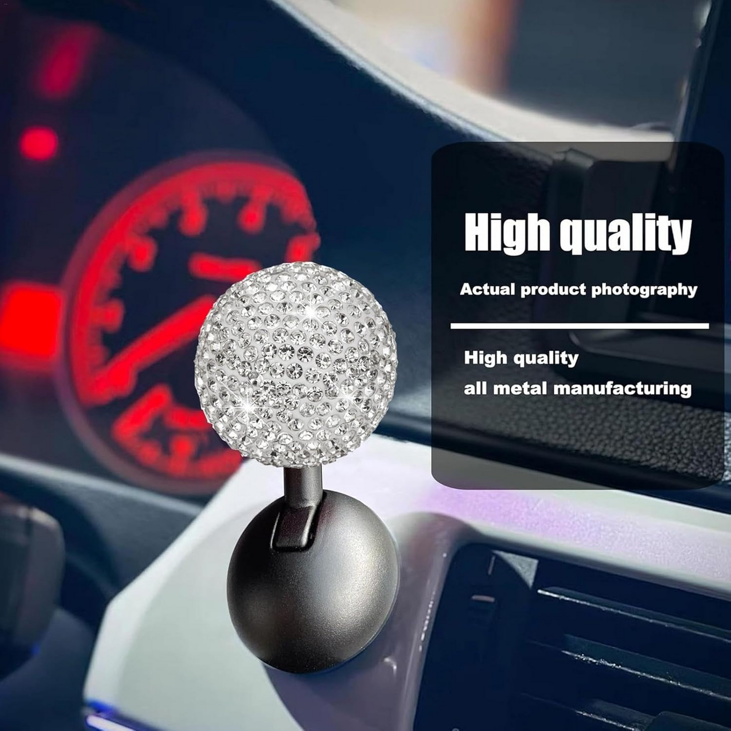 Decorative One-Button Car Start Button Rocker